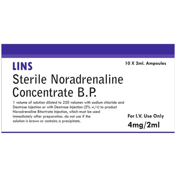LINS Noradrenaline 4mg/2ml